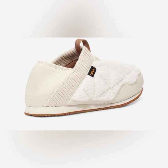 Teva ReEmber Cream Fleece Sherpa Women's Sneakers Slippers 9.5 - Picture 3 of 8